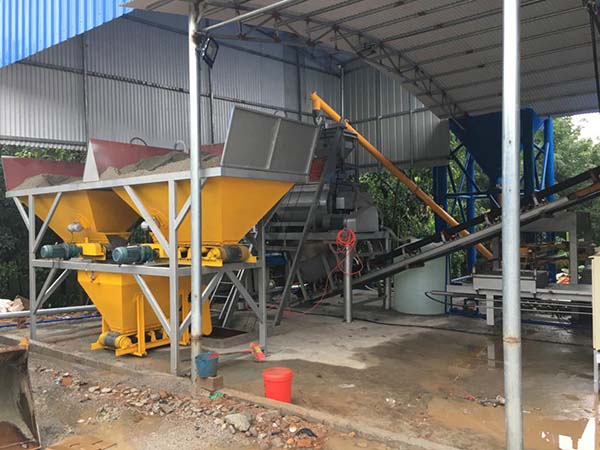 山西磚機用戶生產現場